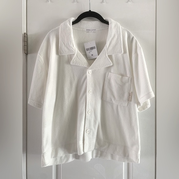 Kendall & Kylie Tops - kendall + kylie white terrycloth 3-piece set ♡ nwt